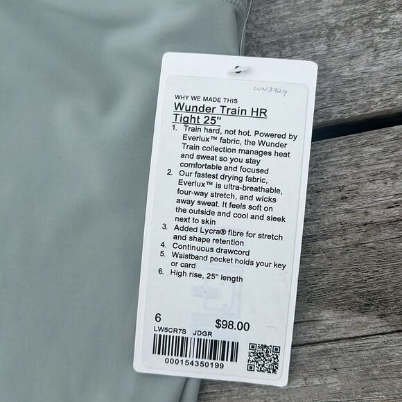 lululemon athletica Women's Jade Green Leggings - Picture 3 of 6